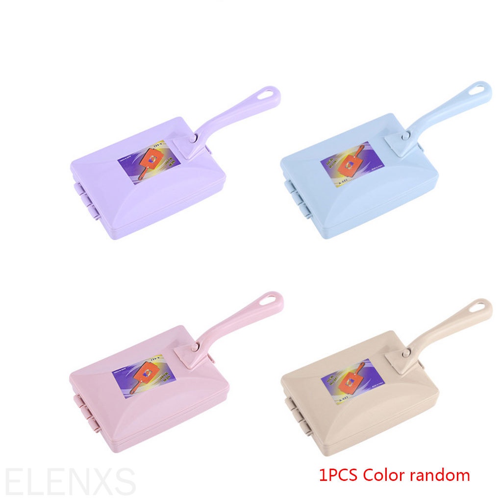 Chổi quét bụi hai đầu bằng nhựa cầm tay đa năng màu sắc ngẫu nhiên