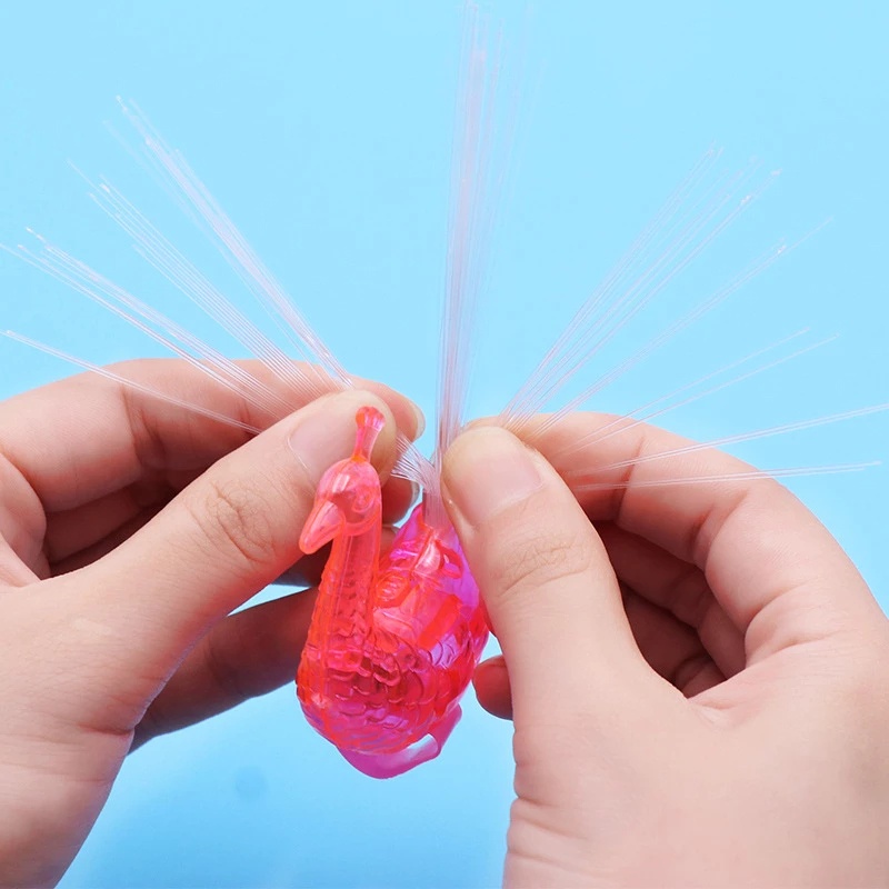 [Chuyên Nghiệpmos] Đồ Chơi Hình Con Công Có Đèn LED Phát Sáng Dành Cho Trẻ Em