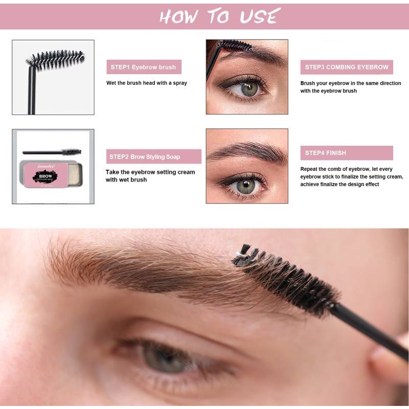 [Hàng mới về] Sáp Tạo Kiểu Lông Mày / Lông Mi Tự Nhiên Lâu Trôi Chống Thấm Nước Tslm1