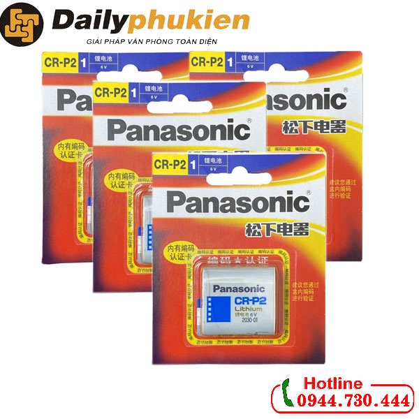 Pin CR-P2 Panasonic, Pin Lithium 6v Máy Ảnh CRP2 vỉ 1 viên dailyphukien