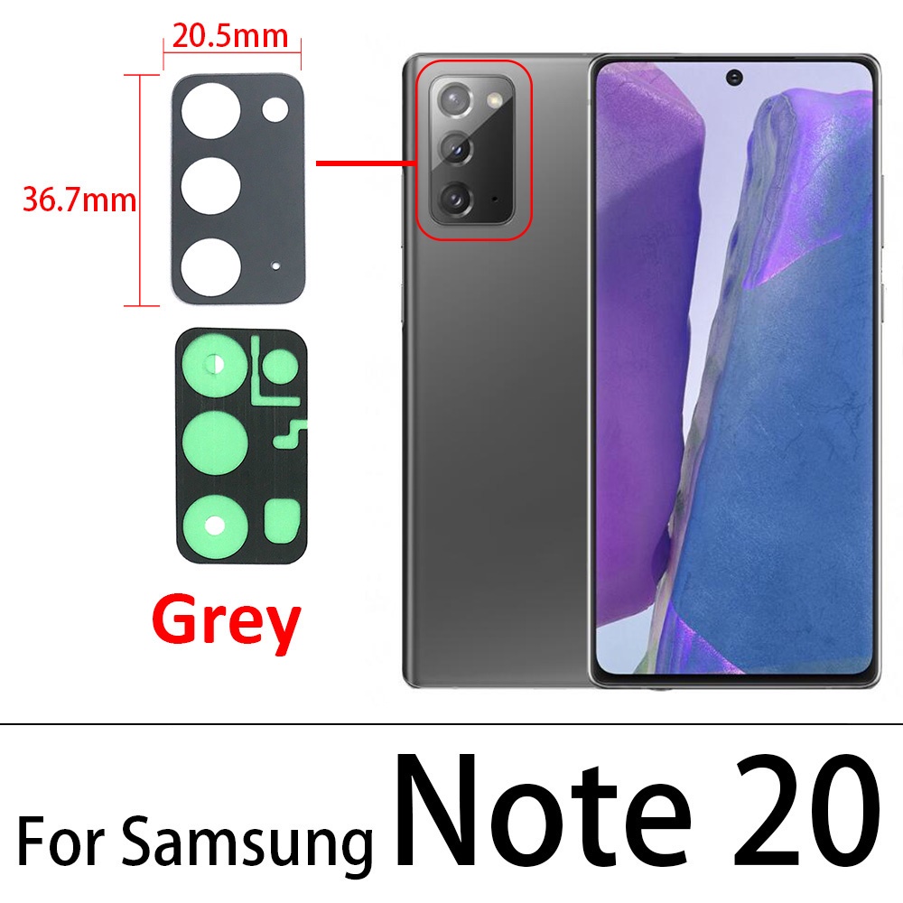 Ống Kính Camera Sau Có Keo Dán Thay Thế Chuyên Dụng Cho Samsung Note 20 Ultra 10 Lite Note 10 Plus Note 8 9