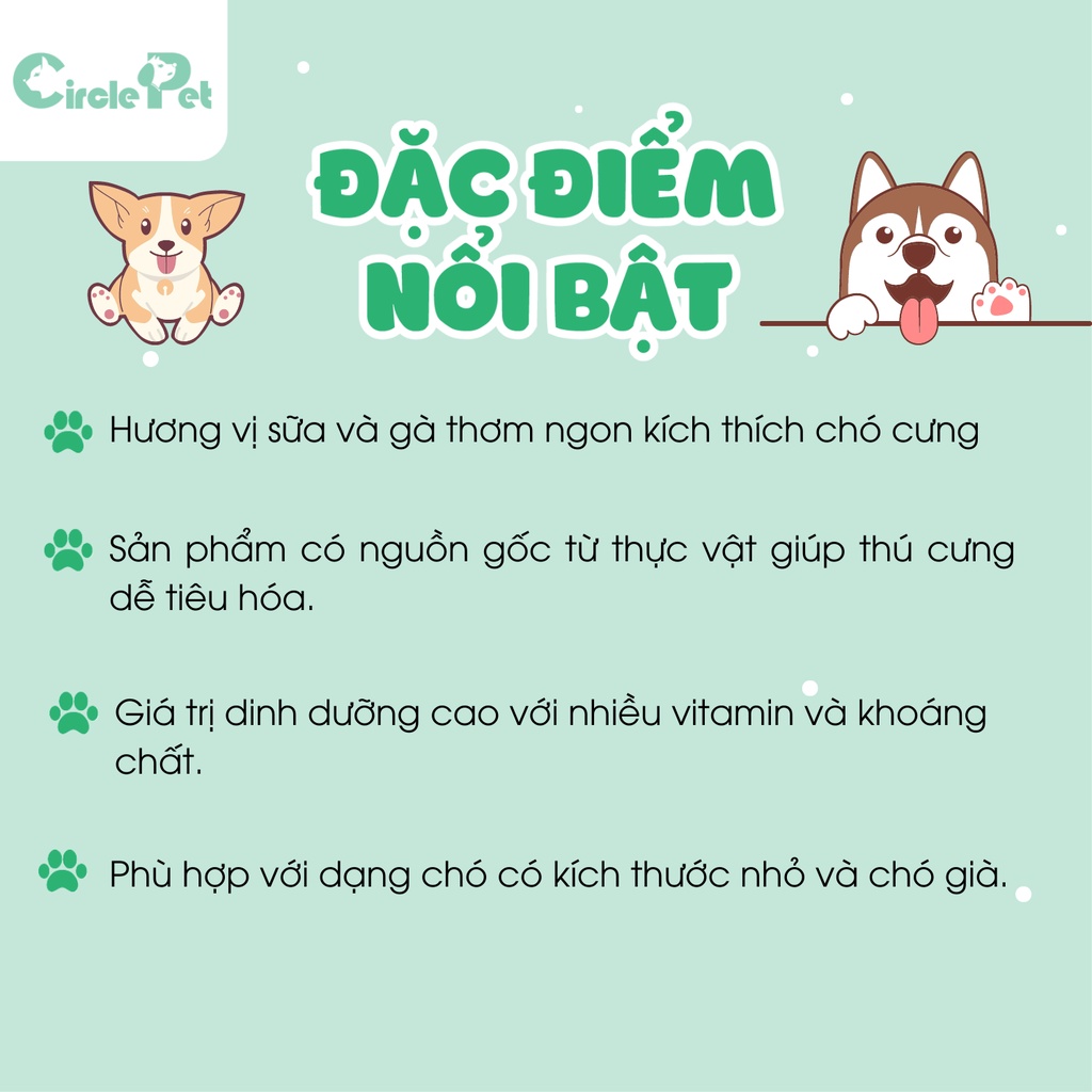 Xương Nơ Cho Chó Doggyman Nhiều Hương Vị Cao Cấp An Toàn Cho Thú Cưng - Circle Pet