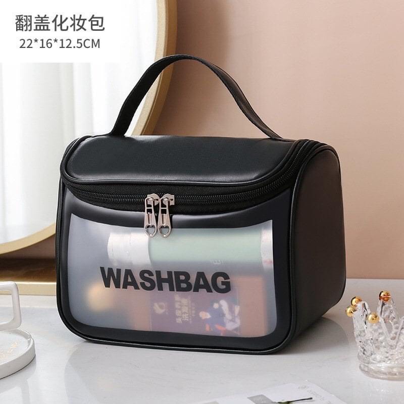 Túi đựng mỹ phẩm chất liệu chống thấm nước, nhiều ngăn sang xinh cho chị em đi du lịch, đi chơi tiện dụng-giadungsieure