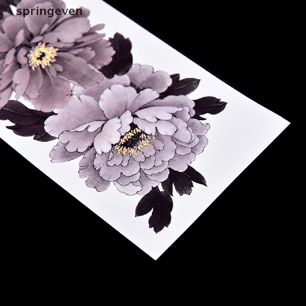 Hình Xăm Dán Tạm Thời Hình Hoa Mẫu Đơn Trung Quốc Chống Nước