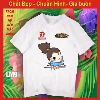 áo thun game Liên minh huyền thoại lol LM1, chất đẹp, bao đổi trả,phông, yasuo, teamo,leesin, tôn ngộ không