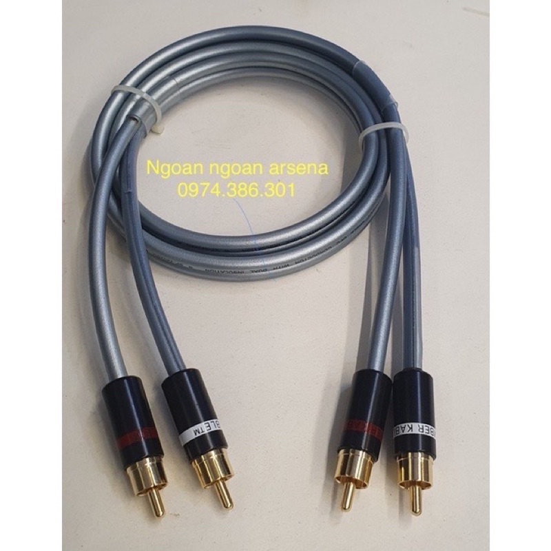 Dây AV- hoa sen (av2, rca) cao cấp hãng YARBO, KIMBER