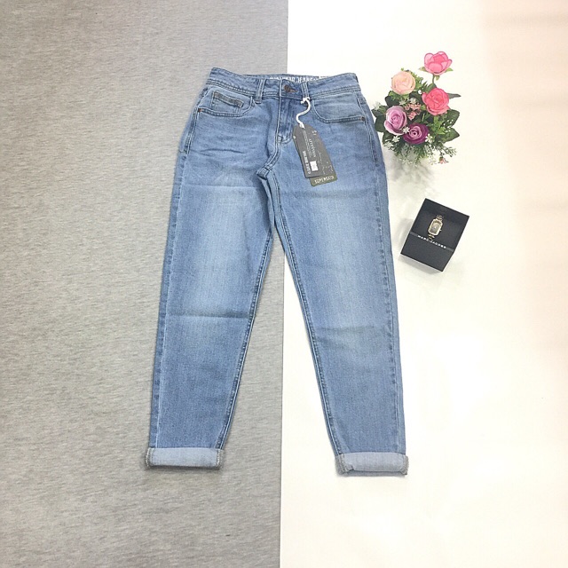 jeans bsggy dài mắc cá chân