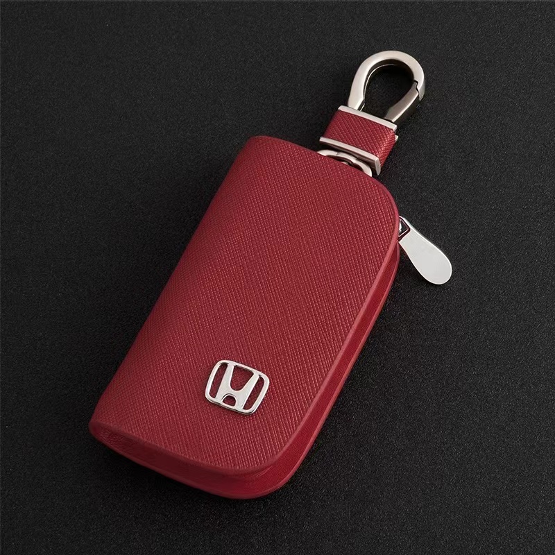 Bao Da Đựng Chìa Khóa Điều Khiển Từ Xa Cho Xe Hơi Honda VEZEL Fit City HRV BRV JAZZ CRV ACCORD CIVIC Ốp