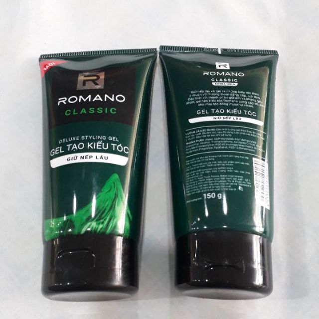 GEL VUỐT TÓC ROMANO CLASSIC GIỮ NẾP CỨNG VỪA 150g