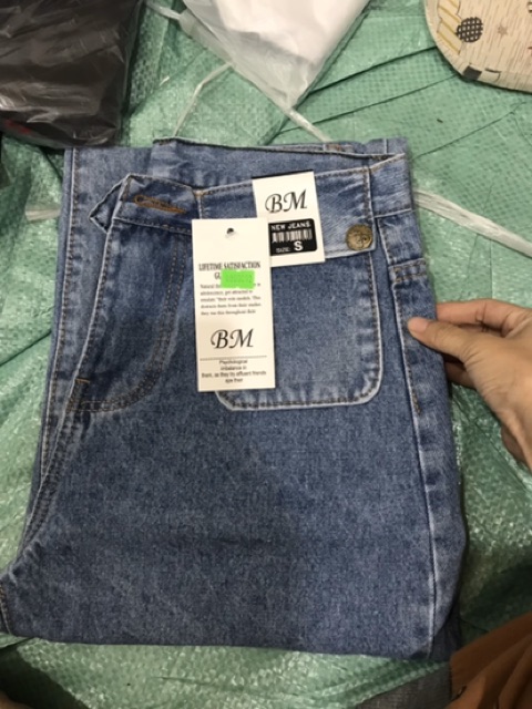 [Mã WASTMAY giảm 15% tối đa 30K đơn 150K] Quần bò suông ống rộng túi lệch siêu đẹp | BigBuy360 - bigbuy360.vn