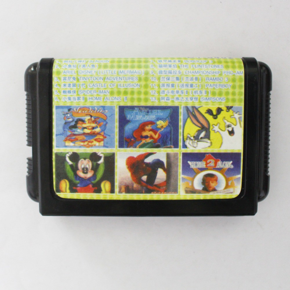 [FREE SHIP =&gt; 50K ] Băng game Aladdin 13 in 1 trò chơi cho máy SEGA