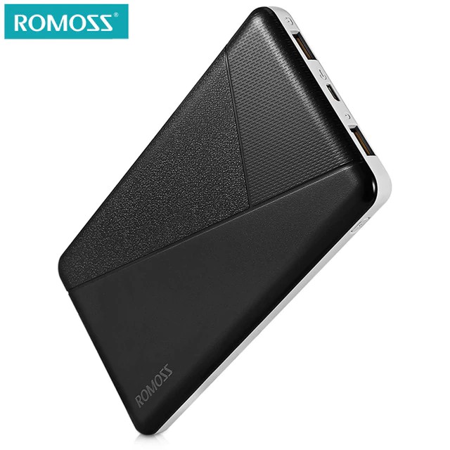 Sạc Dự Phòng Romoss PIE10 10000mAh Lõi Polymer Siêu Mỏng - BH 1 Năm - Hưng Long PC