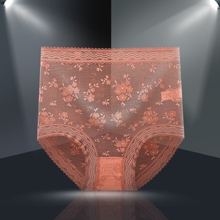 Quần lót AOWEINISI cotton lưng cao phối ren định hình bụng quyến rũ thời trang dành cho nữ