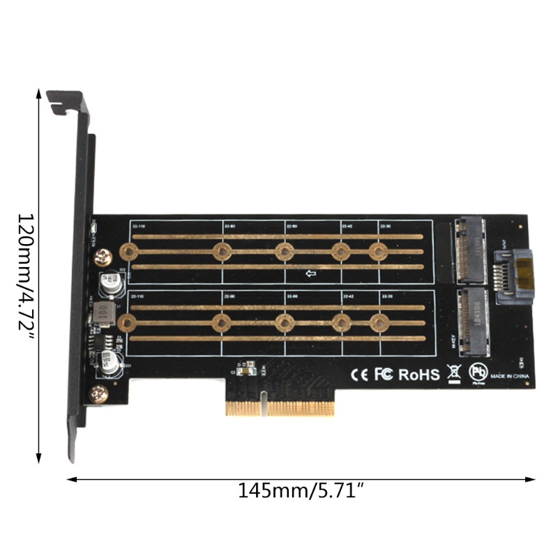 Thẻ Mở Rộng Pci-E Express 3.0 X4 To M.2 Sang Nvme Pcie 2230-2280