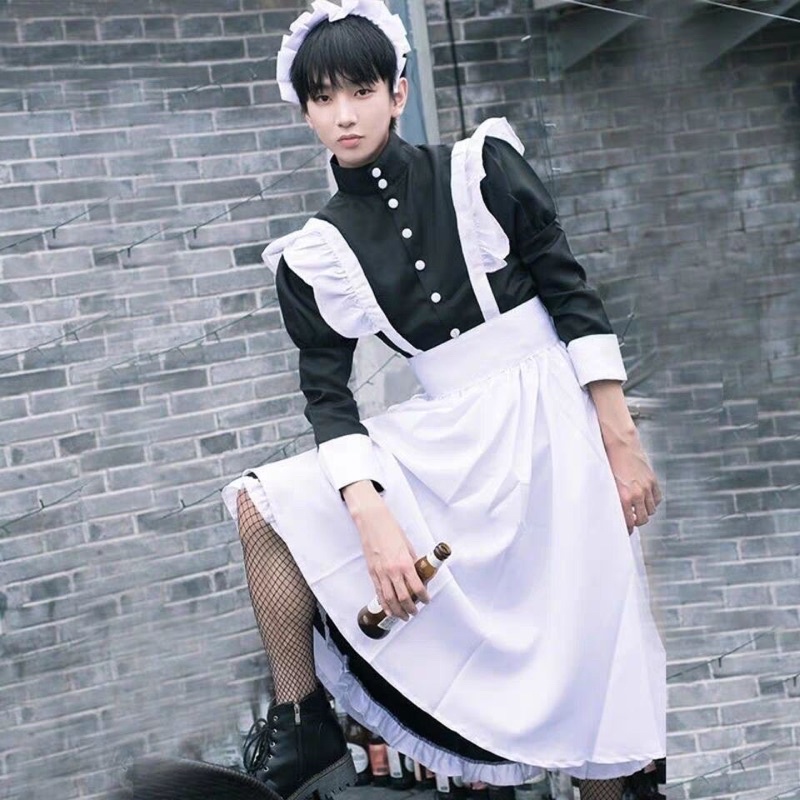 Bộ cosplay hầu gái cho cả nam, nữ( M111) | BigBuy360 - bigbuy360.vn