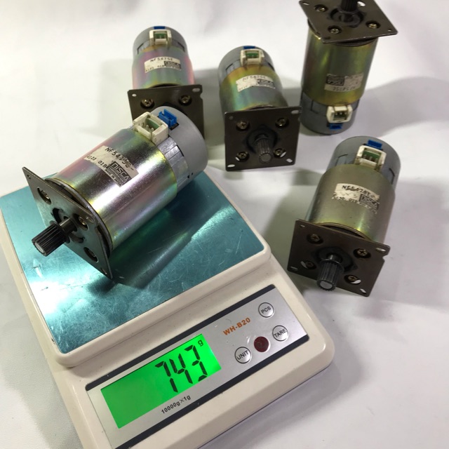 Động cơ Servo Nisca NF5475 encoder 200ppr. Kèm dây nguồn và dây encoder