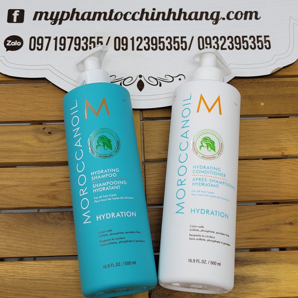 DẦU GỘI XẢ MOROC DƯỠNG ẨM HYDRATION 500ML - 250ml