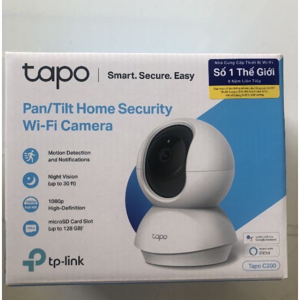 Camera giám sát quay quét IP Wifi TP-Link C200 Full HD 1080P