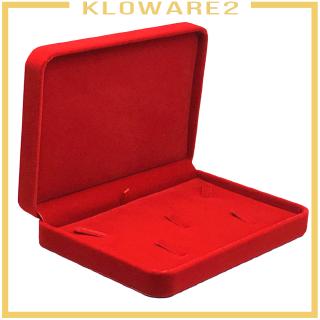 [Kloware2] Khay Đựng Trang Sức Bằng Nhung Màu Đỏ