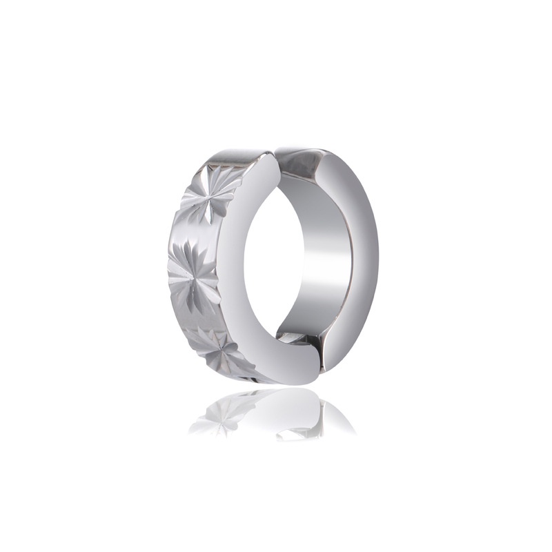 Khuyên tai nam nữ kẹp 1 mặt không cần bấm lỗ nhiều mẫu, bông tai titan unisex không gỉ thời trang - ChuotsStory