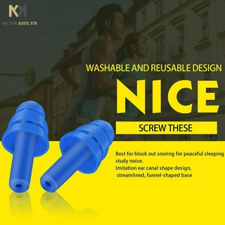 Cặp Nút Silicone Nhét Tai Chống Ồn