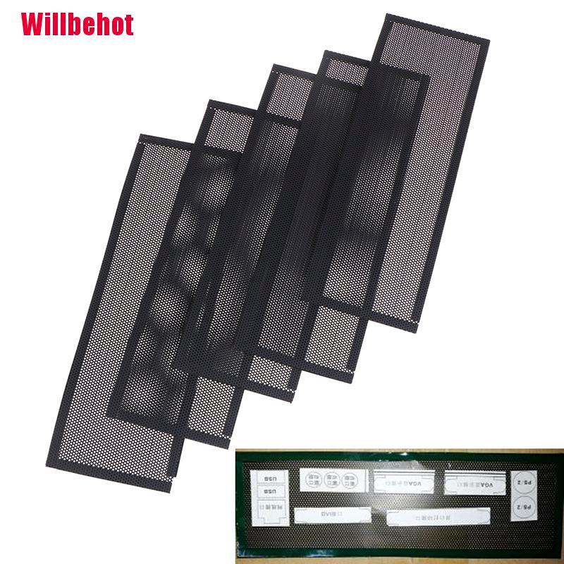 (Hot) Bộ 5 Tấm Lọc Bụi Pvc Cho Khung Máy Tính I / O | BigBuy360 - bigbuy360.vn