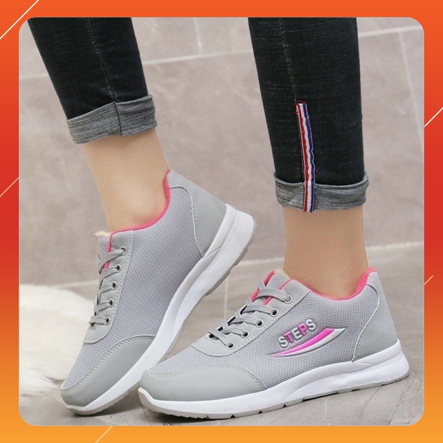 [GIÀY GIÁ SỈ] Giày thể thao nữ STEPS - Giày sneaker nữ LAGADO kiểu dáng trẻ trung, năng động phù hợp mọi đối tượng