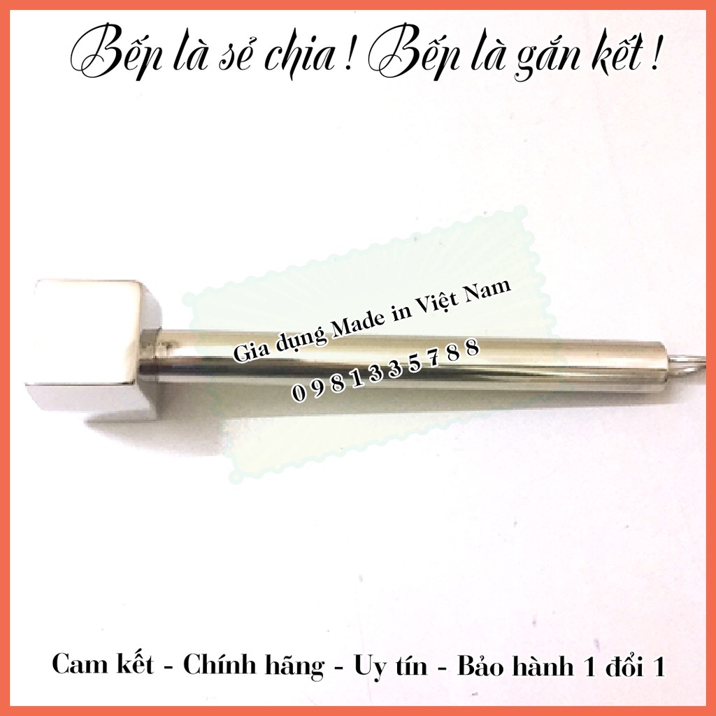 Búa đập thịt inox 304 cao cấp chính hãng Vietcook, đập đá, giã đông