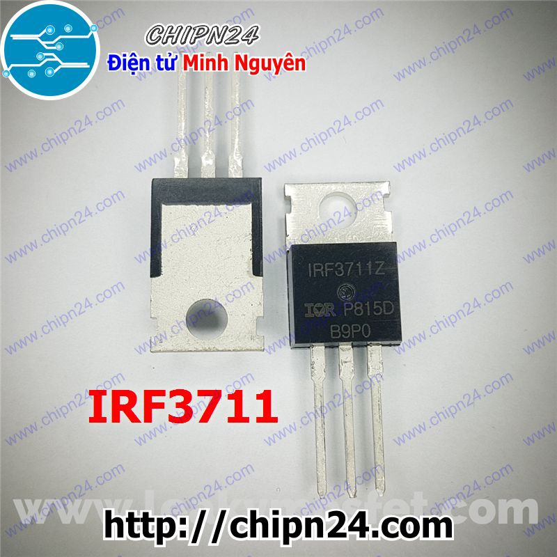 [1 CON] (KT1) Mosfet IRF3711 TO-220 20V 92A Kênh N (IRF3711ZPBF 3711)