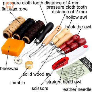 ABH❤ Bộ 13 Dụng cụ làm đồ da thủ công