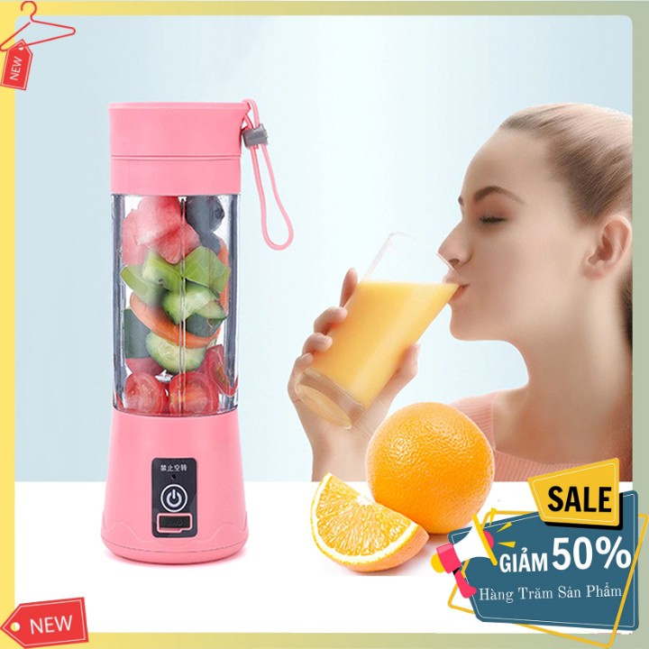 Máy xay sinh tố dung tích 380ml pin 1500mah máy xay sinh tố cầm tay