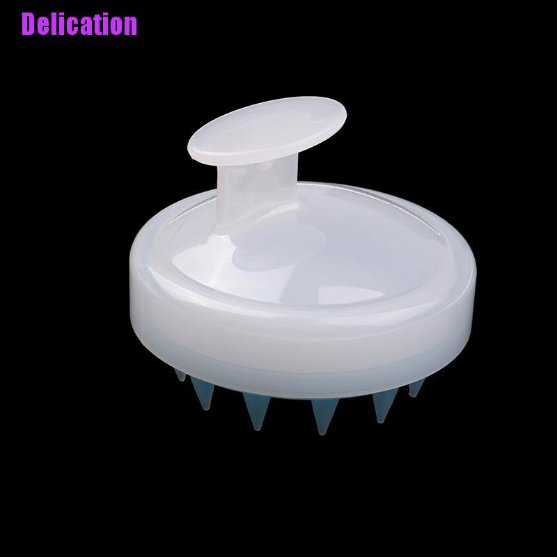 (Hàng Mới Về) Dụng Cụ Mát Xa Da Đầu Bằng Silicon Tiện Lợi silicone
