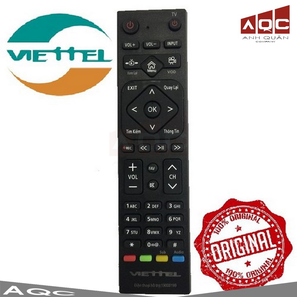 Điều Khiển Remote đầu thu truyền hình INTERNET VIETTEL ( giá số lượng ở dưới)