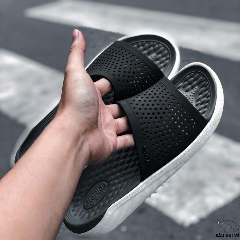 Dép lê cross nam nữ quai ngang literide đẹp nhiều màu sắc MAIS22331 dep crocs