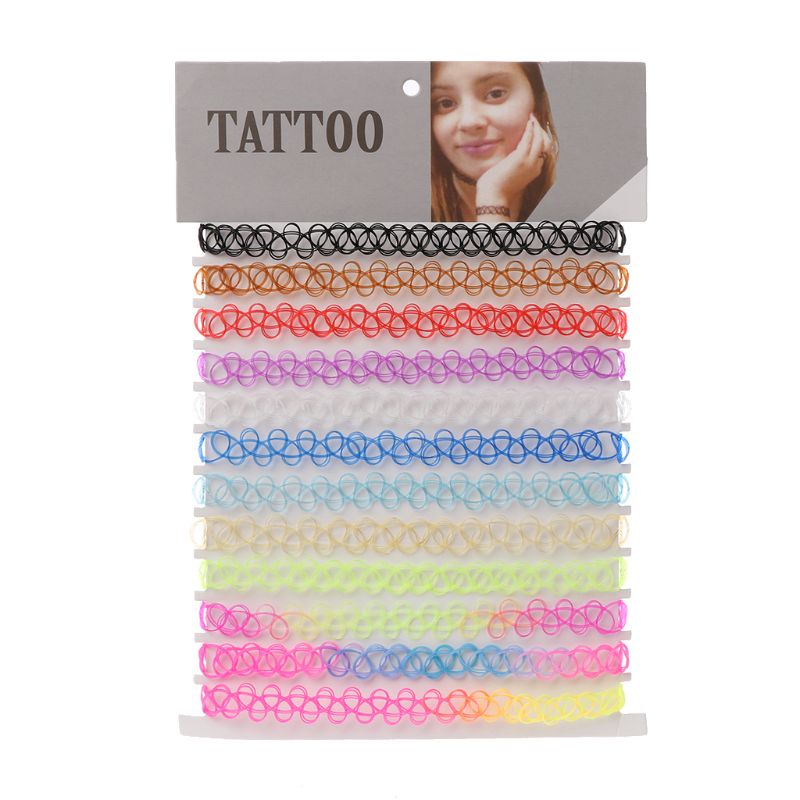 Set 12 Vòng Cổ Choker Thời Trang Cho Nữ