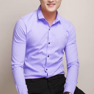 sơ mi lụa trơn ko nhăn ko xù