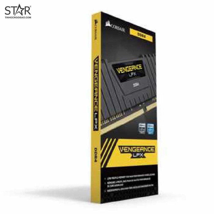 Ram DDR4 Corsair Vengeance LPX 8G/3600 Black Heat Spreader Chính Hãng Tin Học Ngôi Sao
