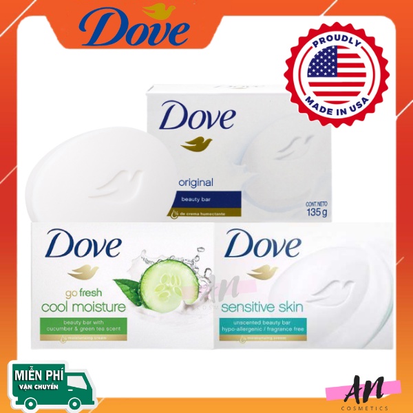 Xà bông cục Dove Mỹ 106g / Xà phòng tắm trắng da Mỹ | BigBuy360 - bigbuy360.vn