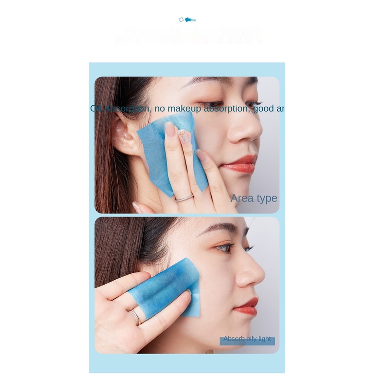 [Hàng mới về] Set 100 giấy thấm dầu se khít lỗ chân lông | BigBuy360 - bigbuy360.vn