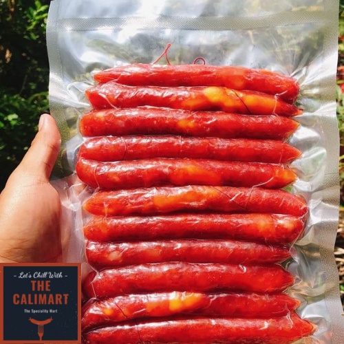 Lạp xưởng Tôm Trứng Muối The Calimart 0.5kg Lạp Xưởng Khô Đặc Sản Cao Cấp Thơm Ngon Đậm Đà