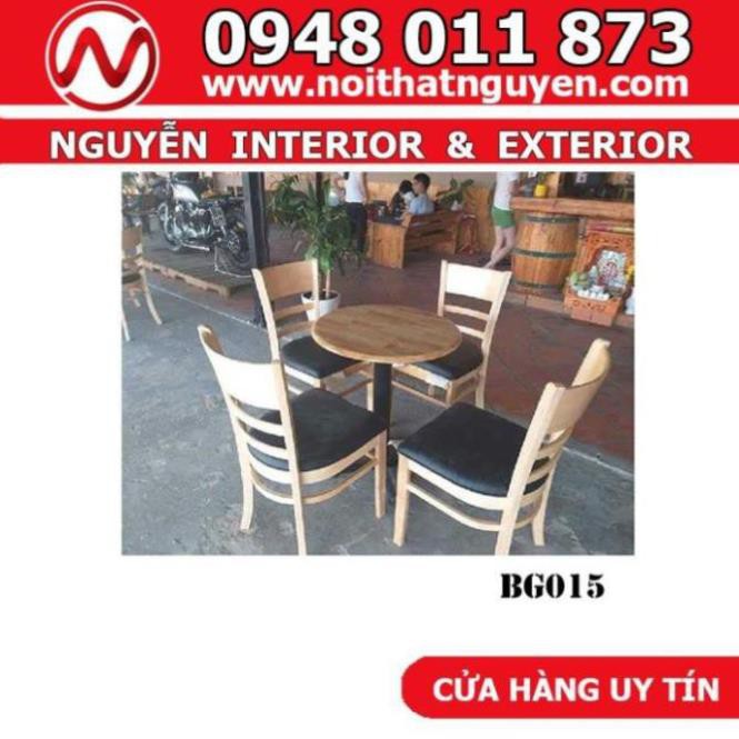 BÀN GHẾ GIÁ RẺ [GIÁ TẠI XƯỞNG] BỘ CABIN BG015 NỘI - NGOẠI THẤT NHÀ HÀNG, CAFE, CĂN HỘ NTN