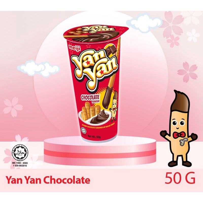 Bánh Que Chấm Kem Yan Yan Meiji 50g