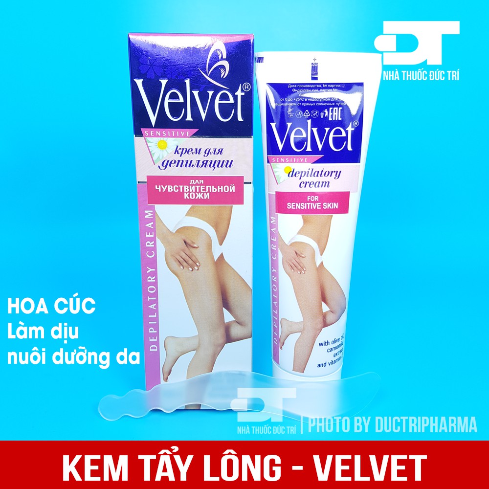 Kem tẩy lông Hoa Cúc Velvet Sensitive Nga 100ml | BigBuy360 - bigbuy360.vn