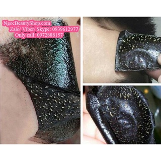 Mặt nạ than tre lột mụn trắng da black mask bamboo charcoal 120 gr