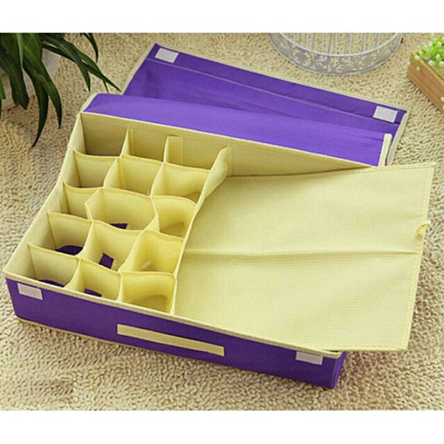 Hộp 16 ô đựng đồ lót tiện ích cho gia đình