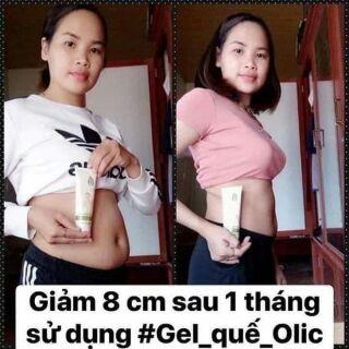 (MẪU MỚI DATE 2023) GEL TAN MỠ QUẾ OLIC, KEM TAN MỠ
