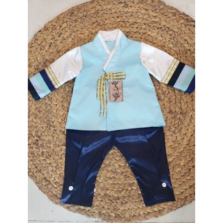 bộ hanbok bé trai