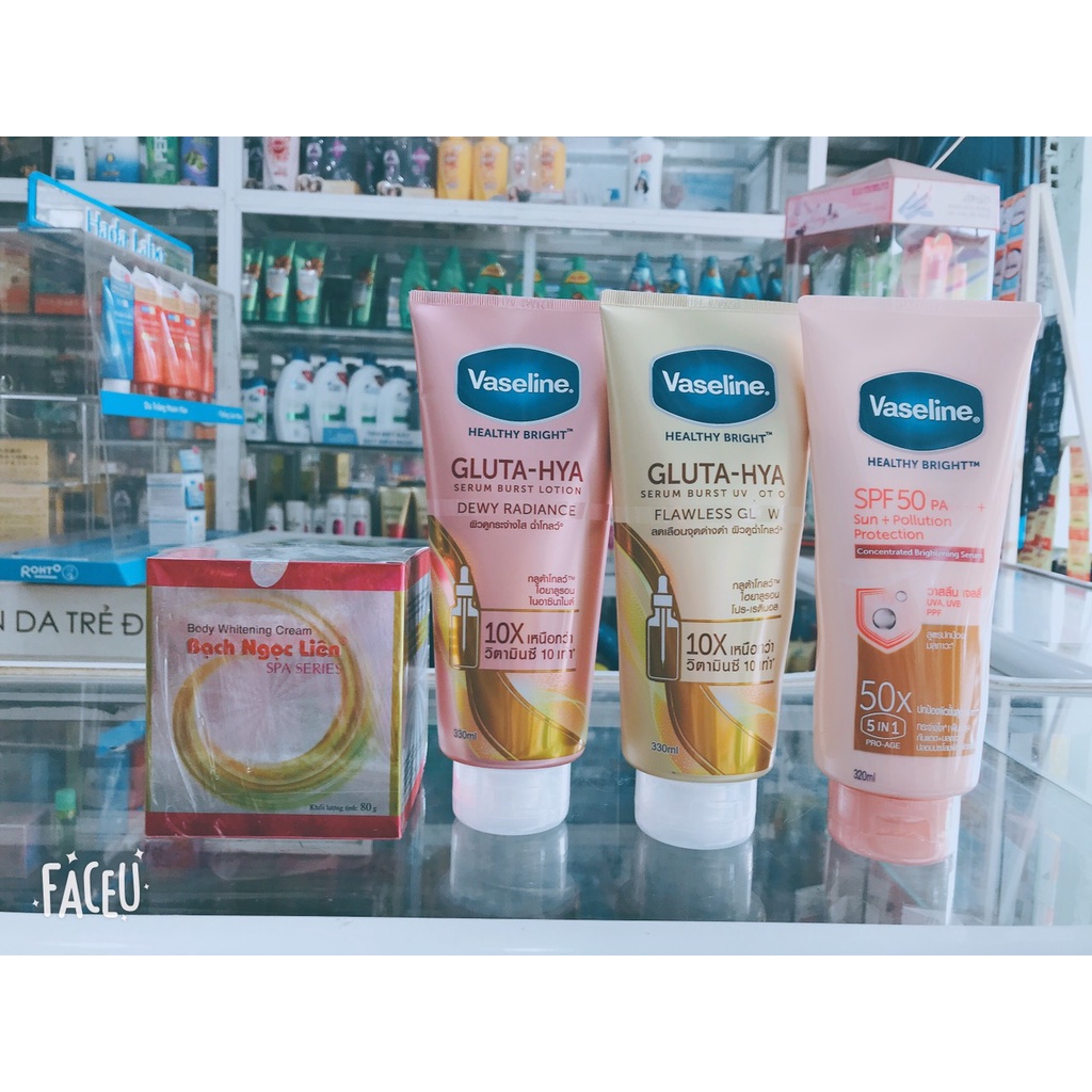 combo body bạch ngọc liên vaseline