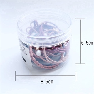 Set 12 dây thun cột tóc đơn giản phong cách/chun buộc tóc 12 sợi