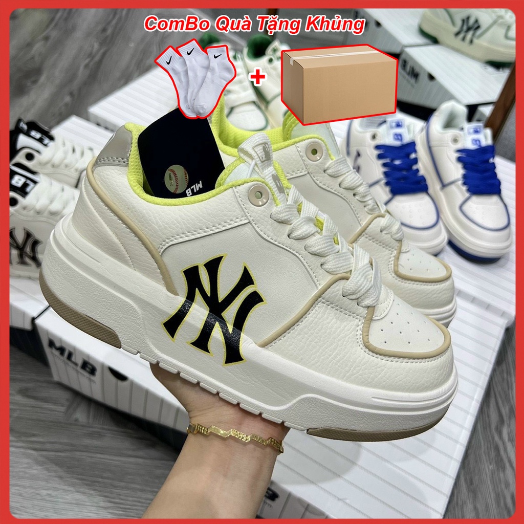 Giày ML.B Chunky Liner New York Yankees ‘Off White’ 3ASXCA12N-50WHS Hàng S.Cấp Bản Đẹp Mẫu Mới 2022